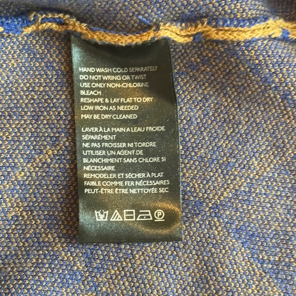 NWOT URBAN OUTFITTERS Blue & Brown Argyle Mini Knit in Size M - Picture 9 of 11